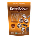 Drizzilicious Cookies & Cream Bites, Superfood Rice Crisps with Quinoa, Chia & Flax, Gluten-Free, Vegan, 90 Calories, 4 oz