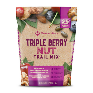 Member's Mark Triple Berry Nut Trail Mix (40 oz.)
