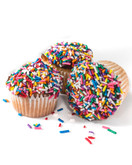 Colorful Sprinkles Birthday Cupcakes, Kosher, 6 Count 