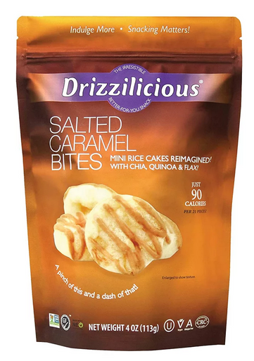 Drizzilicious Salted Caramel Bites, 4 oz