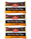 Gefen Sugar Free Mini Chocolate Chips, 10oz (3 Pack)