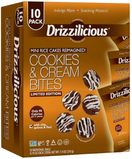 Drizzilicious Cookies and Cream Bites, 10Pk 