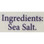 Lior Coarse Sea Salt Ingredients