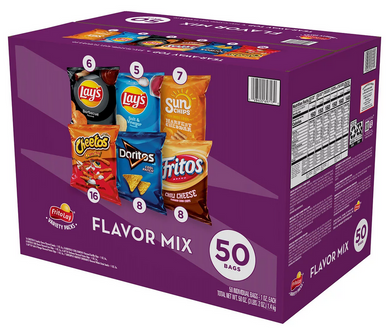 Frito-Lay Flavor Mix Chips and Snacks Variety Pack