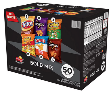 Frito-Lay Bold Mix Variety Pack Chips and Snacks