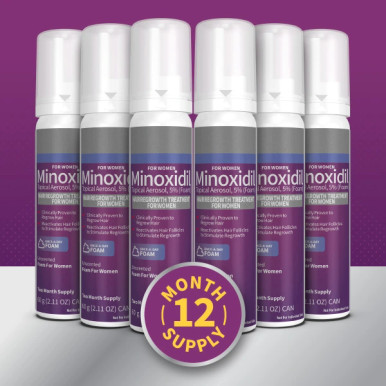 Kirkland Hair Regrowth Treatment Minoxidil Foam for Women
