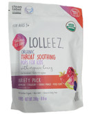 Lolleez Organic Lollipops Throat Soothing Pops with Organic Honey, 40 Count, 9.9 Ounce (40 Count)