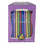 Handmade Hanukkah Candles, Metallic Multi-Colored, Standard Size 