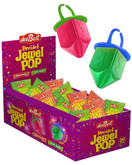 Dreidel Jewel Pop Ring Shape Hanukkah Candy, 36 Count