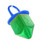 Dreidel Jewel Pop Ring Shape Hanukkah Candy, Individually Wrapped, 