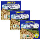 Kemach Organic Whole Grain Spelt Matzos, 10.5 oz (Pack of 3)