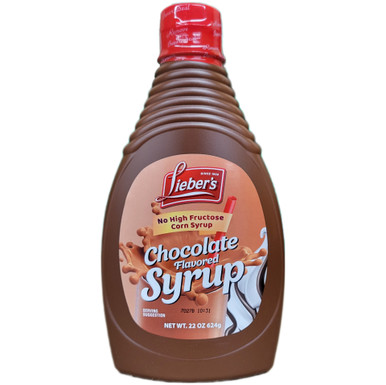 Lieber's Chocolate Flavored Syrup, Kosher for Passover, 22 oz