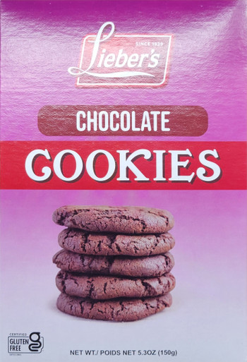Lieber's Chocolate Cookies, Kosher for Passover, 5.3 oz