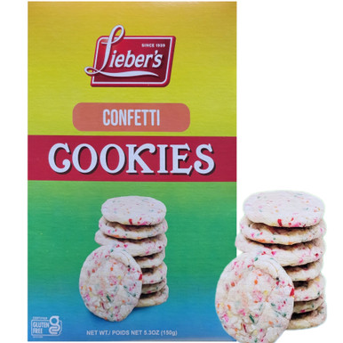 Lieber's Confetti Cookies, Kosher for Passover, 5.3 oz