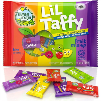 Heaven & Earth Passover Lil Taffy Fruit Mix-Up, Gluten-Free, Natural Flavors, Kosher for Passover, 14.1 oz