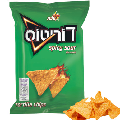 Passover Doritos Spicy Sour Flavored Tortilla Chips, 6.5 oz