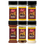 Passover Spice Set, White Pepper, Garlic, Black Pepper, Paprika, Crushed Red Pepper, Onion Powder, Kosher for Passover (6 Count)