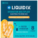 Liquid I.V. Hydration Multiplier Orange Vanilla Dream Electrolyte Drink Mix, 30 Count