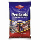 Haddar Mini Twist Pretzels, Classic Crunchy Snack, 30 Individual Bags, Kosher, Made in Nut-Free Facility, 15 oz