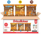 Drizzilicious Variety Pack Mini Rice Cakes with Birthday Cake, French Toast, Cookies & Cream, 32 Count