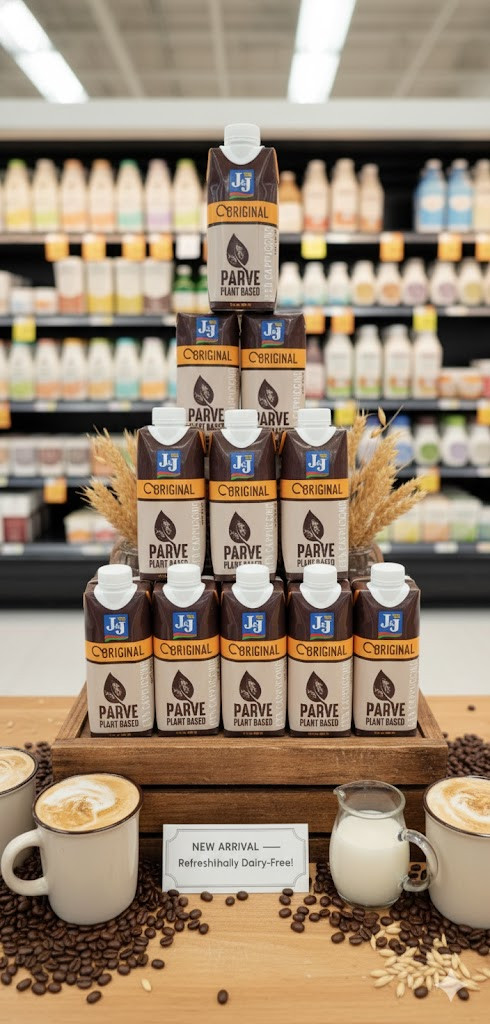 J&J Original Plant Based Cappuccino Oat Milk Drink, Dairy Free, Parve  Kosher Certified, 11 Fl Oz - Whole And Natural