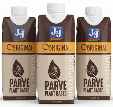 J&J Cappuccino Oat Milk Drink, Dairy Free, Parve Kosher Certified, 11 Oz (Pack of 3)