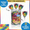 Rainbow Dreidel Pops, Kosher Hanukkah Candy Lollipops, Kids Party Favors, 24 Count