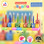 Ner Mitzvah Hand Painted Resin Hanukkah Menorah, Multicolored Blocks Theme for Kids, Fits Standard