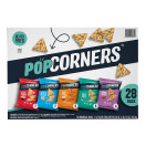 PopCorners Popped Corn Snacks Variety Pack, 28 Individual Bags, 1 oz Each, Kettle Corn, White Cheddar, Spicy Queso, Sea Salt, Cinnamon Crunch, Never Fried, Gluten Free, Non-GMO