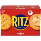 RITZ Original Crackers, Round Buttery Snack Crackers, 18 Individually Wrapped Sleeves, 61.65 oz