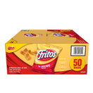 Fritos Original Corn Chips, 50 Count Individual Bags, 1 Oz Each, Gluten Free, No Artificial Flavors, No Preservatives, No MSG, Total 50 Oz