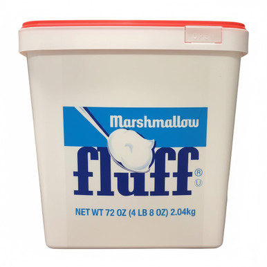 Marshmallow Fluff Original Marshmallow Creme Spread, Gluten Free, Kosher, 72 oz Bulk Resealable Tub