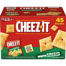 Cheez-It White Cheddar Baked Snack Crackers, Individual Snack Packs, 1.5 oz Pouches, 45 Count