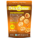 Drizzilicious French Toast Mini Rice Cake Bites, Gluten-Free, Vegan, 90 Calories, Superfood Snack with Quinoa, Chia, Flaxseed, Allergen-Free, 4 oz