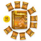 Drizzilicious French Toast Bites Mini Rice Cakes, Gluten-Free, Vegan, Low Calorie Snacks with Quinoa, Chia and Flax, 0.74 oz, Pack of 10