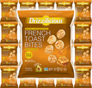 Drizzilicious French Toast Mini Rice Cakes, 0.74 oz Bags, Gluten-Free, Vegan, with Quinoa, Chia and Flax, 90 Calories (Pack of 20)