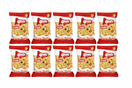 Gusto Corn Puffs Crunchy Puffed Corn Snack, 10 Pack, 0.70 oz Bags, 100 Calorie, No Sugar Added, Kosher Certified, Gluten-Free, 3-Ingredient Salty Snack