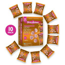 Drizzilicious Mini Rice Cakes, Very Berry Bites, Vegan, Gluten-Free, Allergen-Free, Non-GMO, 90 Calories, 0.74 oz (Pack of 10)