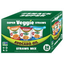 Jackson's Super Veggie Straws Variety Pack, 24 Count, Sea Salt Cheddar Ranch, Avocado Oil, Gluten-Free Vegan, 0.75 oz Bags 