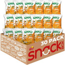 Simply Cheetos Puffs White Cheddar Cheese Flavored Snacks, 0.87 Ounce, Pack of 30, Gluten Free, Baked, Individual Bags