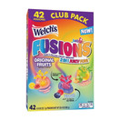 Welch's Juicefuls Fusions Fruit Snacks, 42 Count Bulk Pack, Gluten Free, No Artificial Dyes, Watermelon Lemon, Blueberry Raspberry, Peach Green Apple, 0.8 oz Pouches