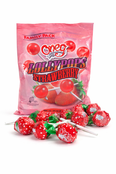 Sizgit Strawberry Lollypops, Kosher for Passover, Individually Wrapped, Parve, Gluten-Free, Non-Gebrokts, 24 oz Family Size