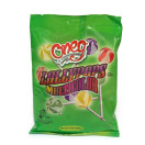 Sizgit Kosher for Passover Multicolor Lollipops, Assorted Swirl Hard Candy Suckers, Parve, Individually Wrapped, 7 oz