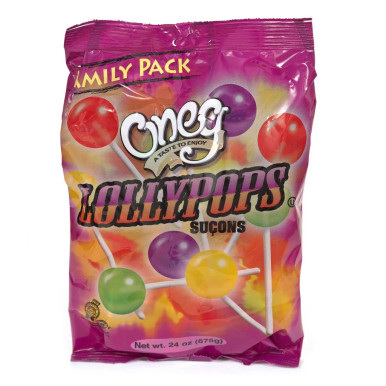 Sizgit Kosher for Passover Multicolor Lollipops, Assorted Fruit Flavor Hard Candy Suckers, Individually Wrapped, Parve, 24oz Family Pack Bulk Bag