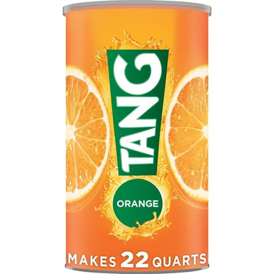 Tang Naturally Flavored Orange Powdered Drink Mix, 72 oz. Bulk Canister (Makes 22 Quarts)