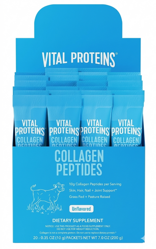 Vital Proteins Unflavored Collagen Peptides Powder Stick Packs (26 Count)