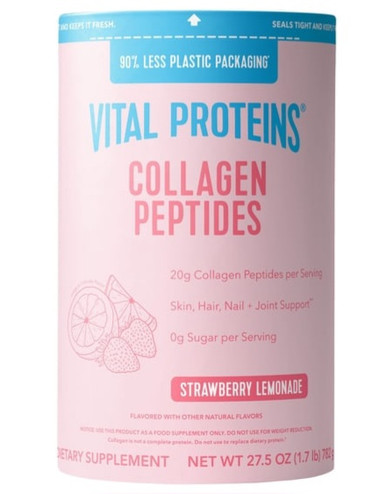 Vital Proteins Strawberry Lemonade Collagen Peptides Powder (27.5 oz)