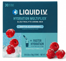 Liquid I.V. Hydration Multiplier Electrolyte Powder, Arctic Raspberry (30 Count)