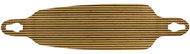 Moose - 9.75" x 39.75" Double Drop Deck Zebra Bamboo