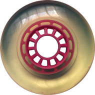 100mm 88a Scooter Wheel Clear/Pink Spider Hub